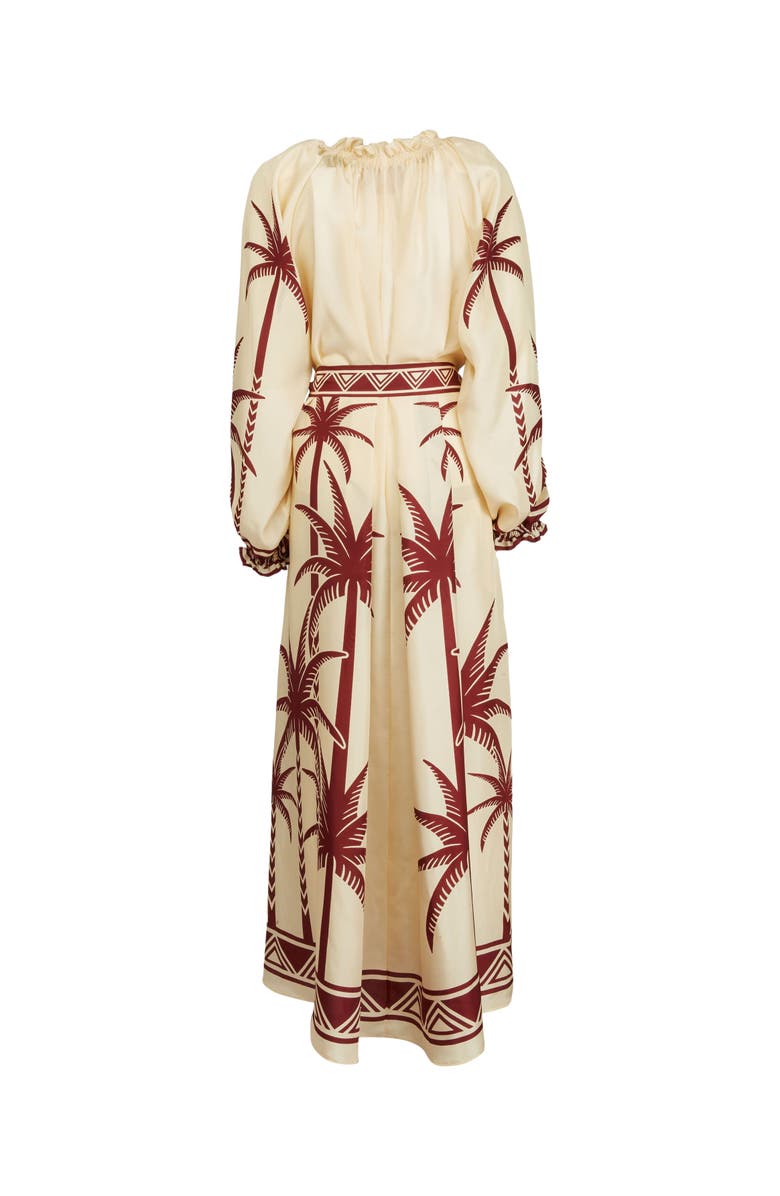 La DoubleJ Cerere Dress Placée Date Palms Ivory, Alternate, color, Date Palms Placée Ivory