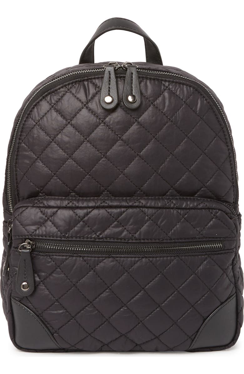 URBAN EXPRESSIONS HANDBAGS Urban Expressions Diamond Quilted Backpack, Main, color,
