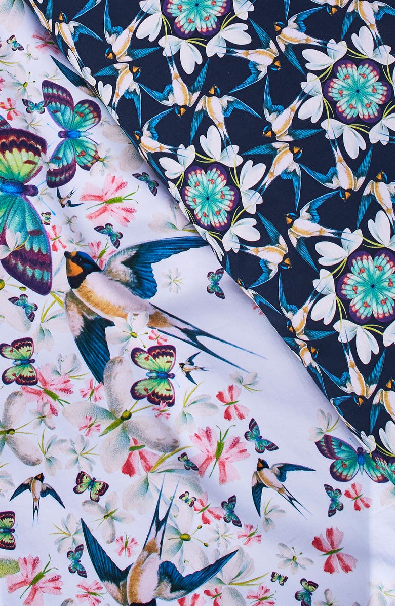 Ted Baker London Entangled Enchantment Duvet Cover & Sham Set, Alternate, color, 