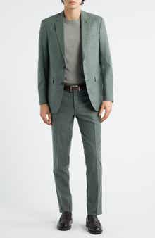 Ross Slim Fit Cotton Blend Suit