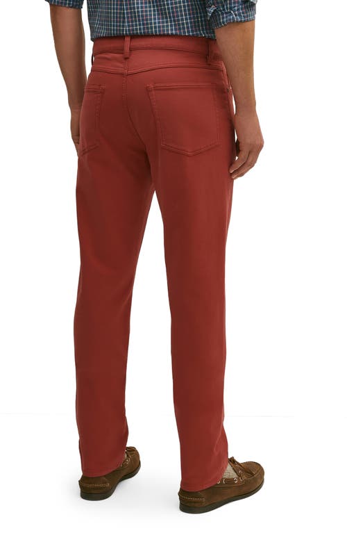 Brooks Brothers Five-pocket Straight Leg Pants In Brown