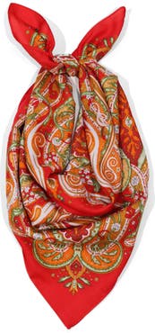 Petit Moments Penny Paisley Square Scarf