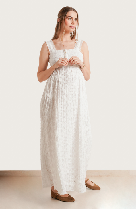 Emma Maternity & Nursing Maxi Dress