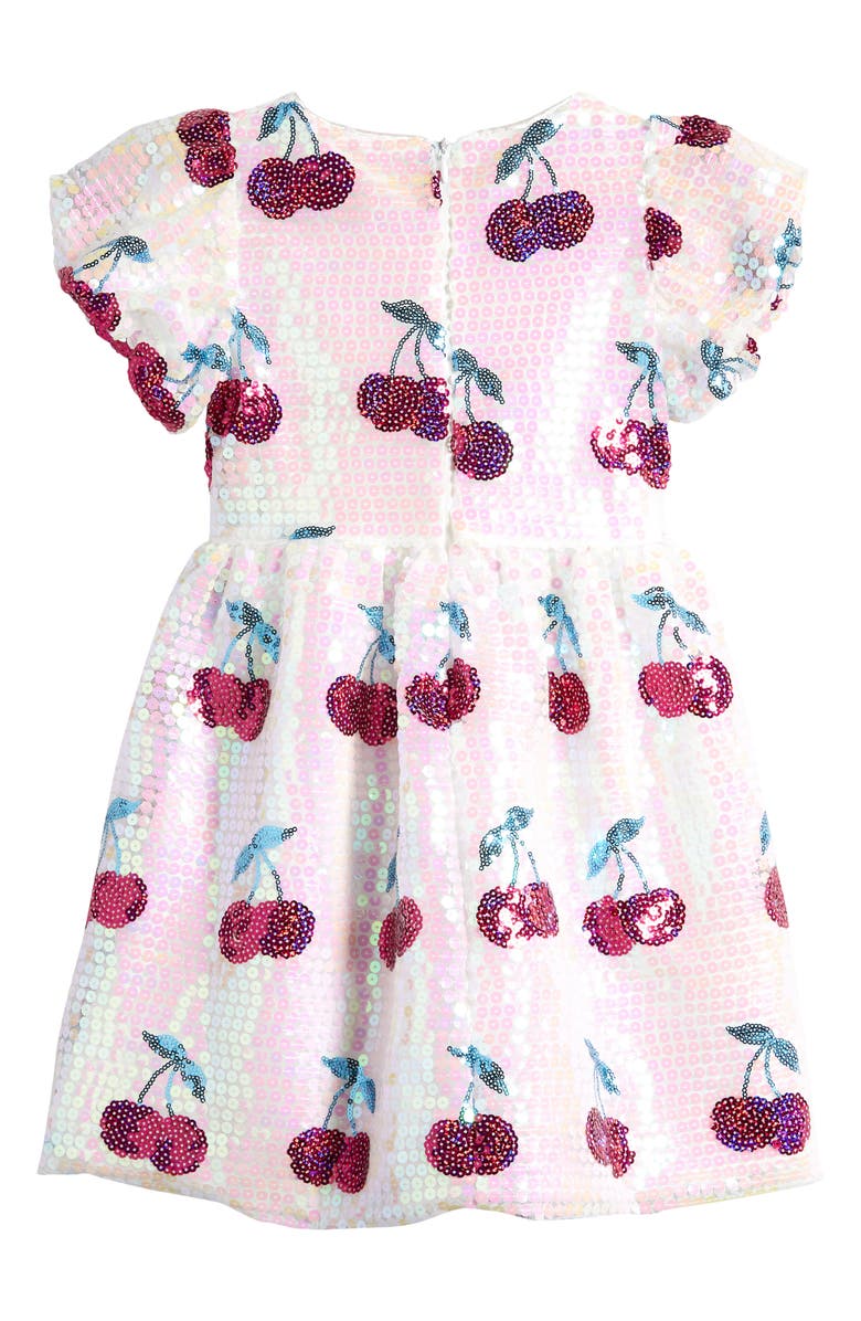 Lola + The Boys Kids' Cherry Sequin Dress, Alternate, color, 
