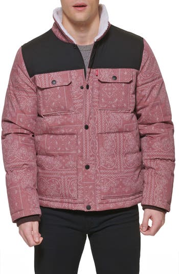 Levi s Woodsman High Pile Fleece Puffer Jacket Nordstromrack