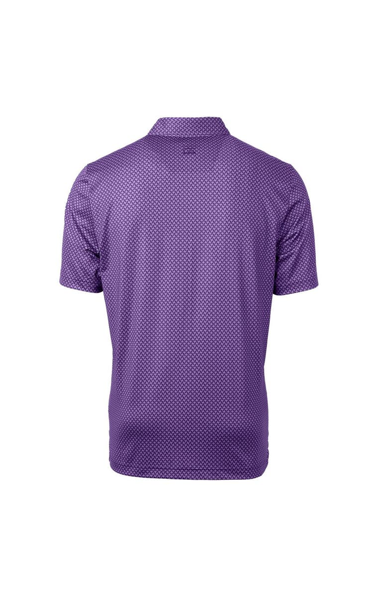 Cutter & Buck Men's Cutter & Buck Purple ECU Pirates Team Logo Big & Tall Pike Banner Print Polo, Alternate, color, 