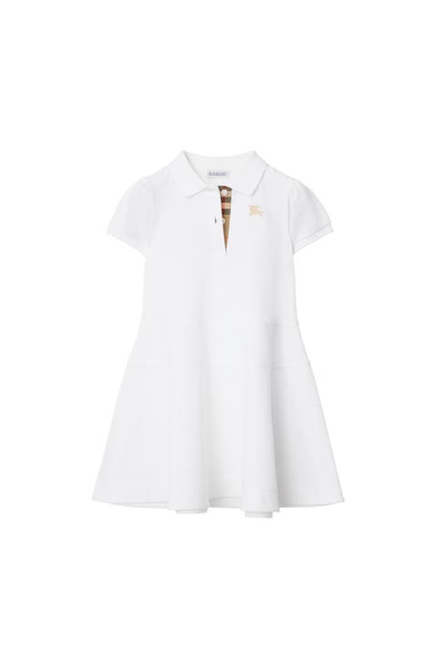 Girls' Cotton Polo Shirt Dress