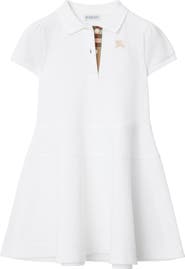 Burberry Girls' Cotton Polo Shirt Dress