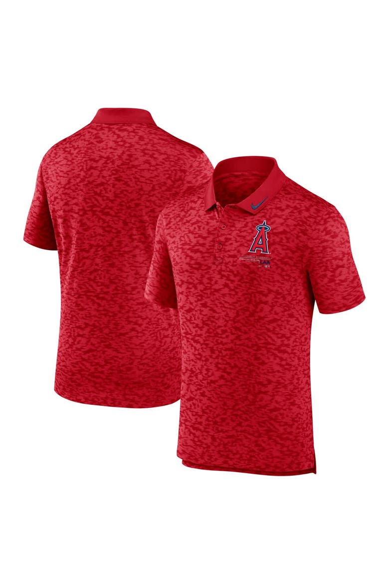 Men's Nike  Red Los Angeles Angels Next Level Polo, Main, color, Red