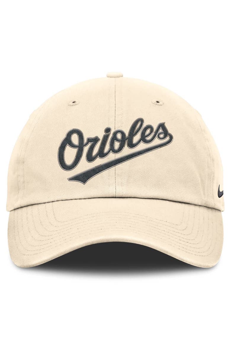 Nike Men's Nike Natural Baltimore Orioles Camo Pack Club Adjustable Hat, Alternate, color, 