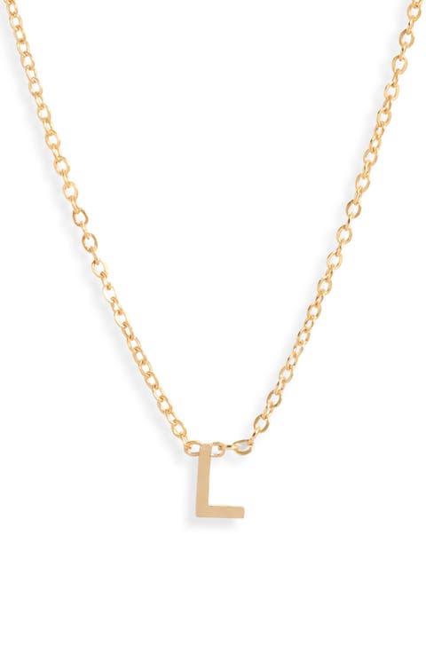 Cheyenne Initial Pendant Necklace