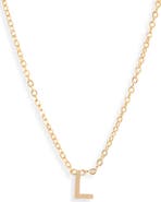 Set & Stones Cheyenne Initial Pendant Necklace