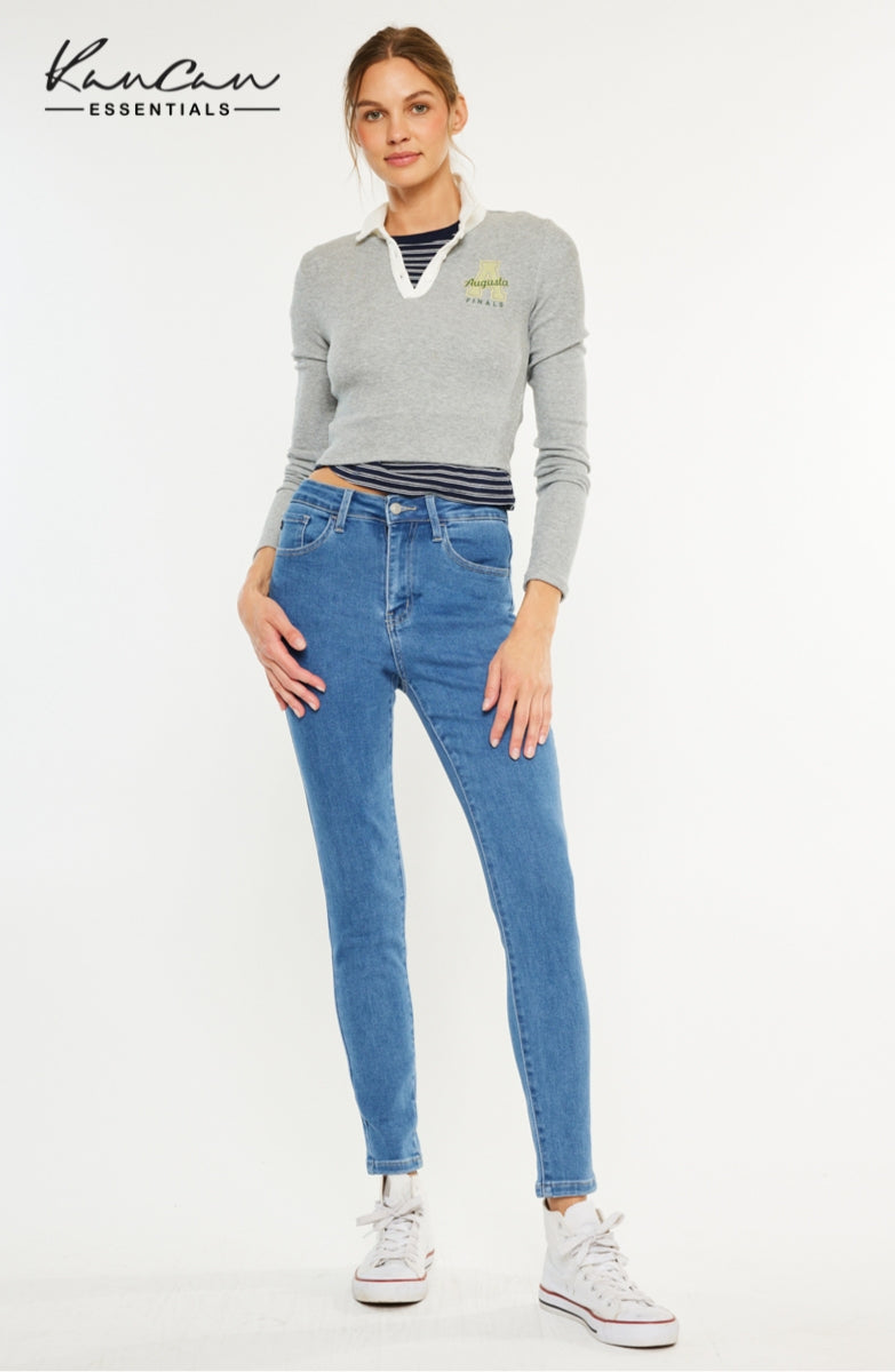 Bev High Rise Ankle Skinny Jeans
