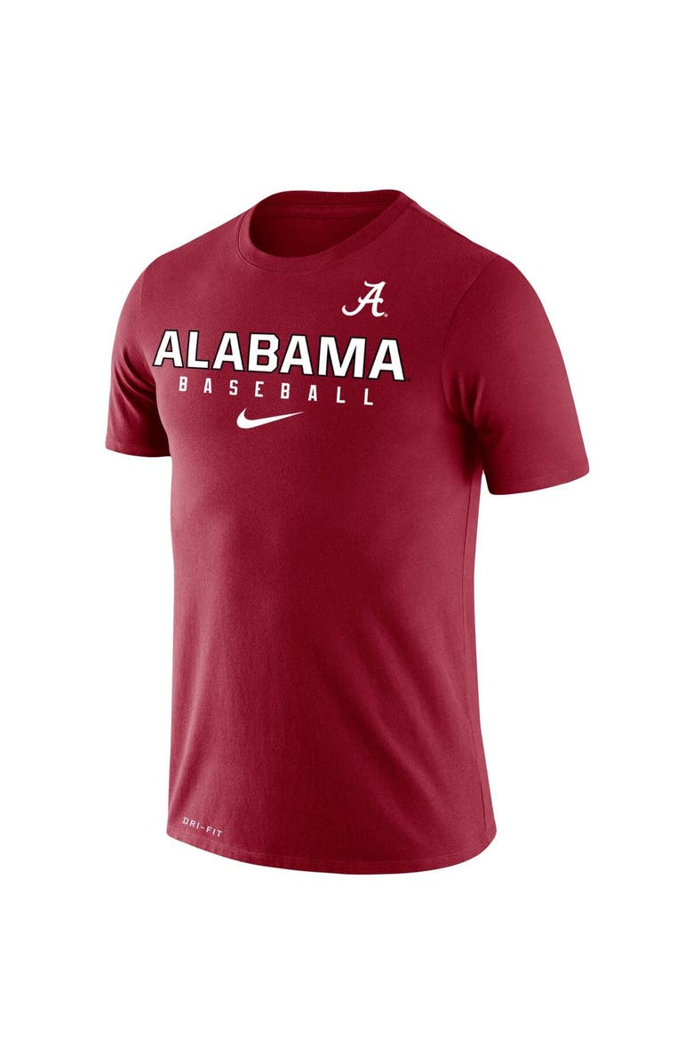 Nike Men's Nike Crimson Alabama Crimson Tide Baseball Legend Slim Fit Performance T-Shirt, Alternate, color, 