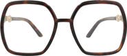 Gucci 55mm Square Optical Glasses