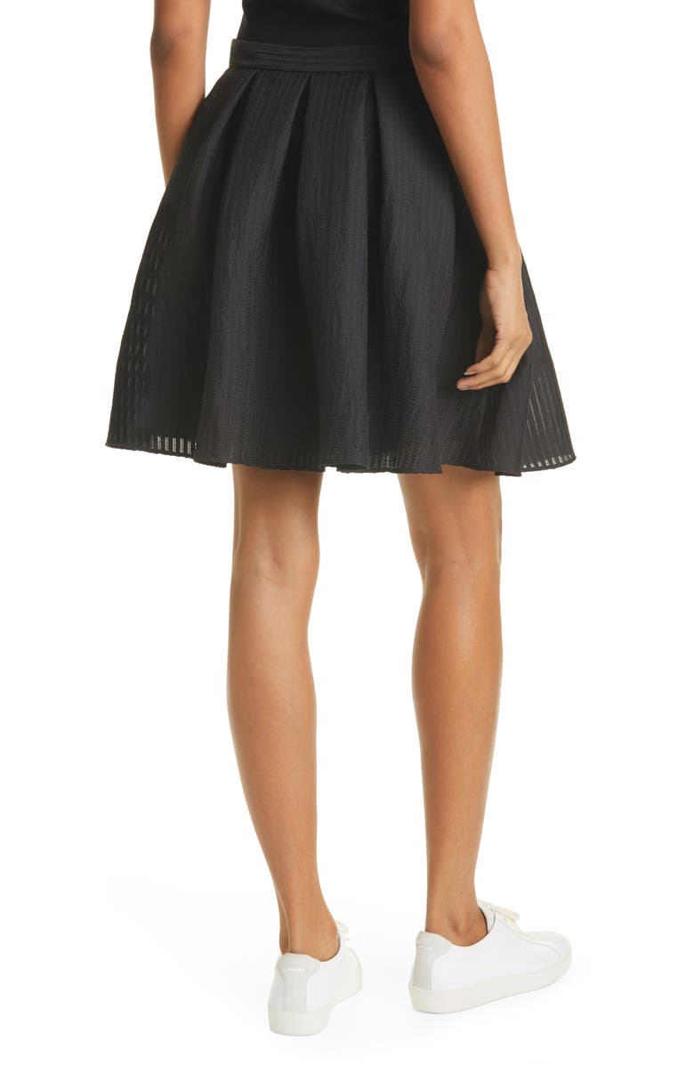 Club Monaco Box Pleat Skater Skirt, Alternate, color, 