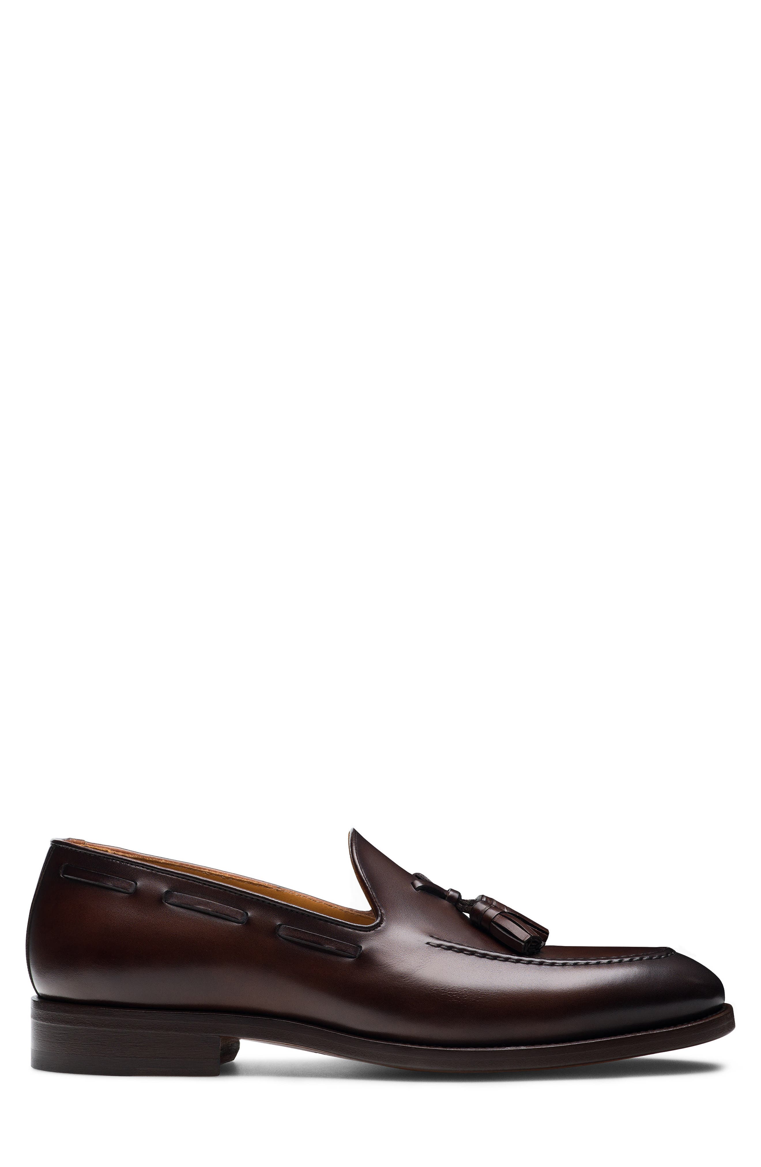 Magnanni Martes Tassel Loafer, Alternate, color, Brown