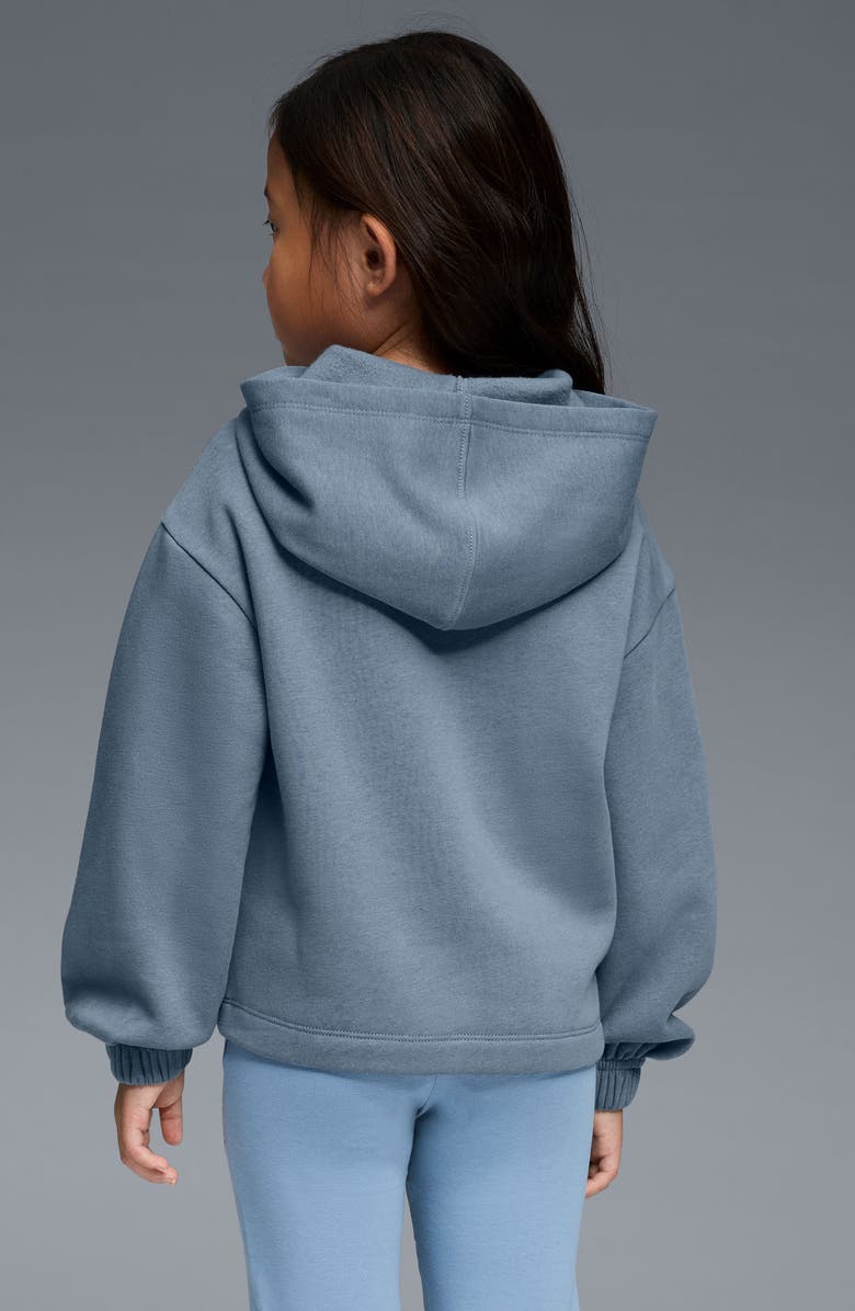 PUMA Kids' Class Pack Cotton Blend Fleece Hoodie, Alternate, color, Sky/ Pewter