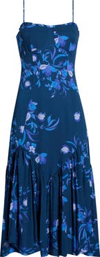 SUGARLIPS Niva Floral Midi Sundress