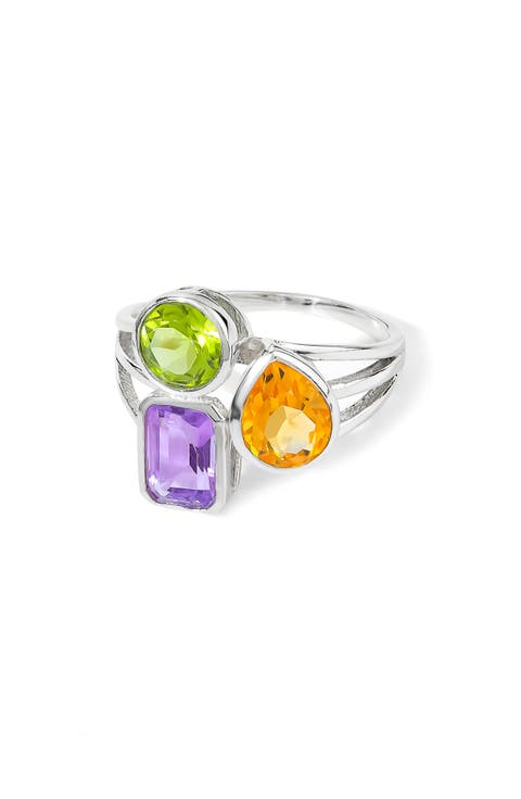Trio Stone Ring