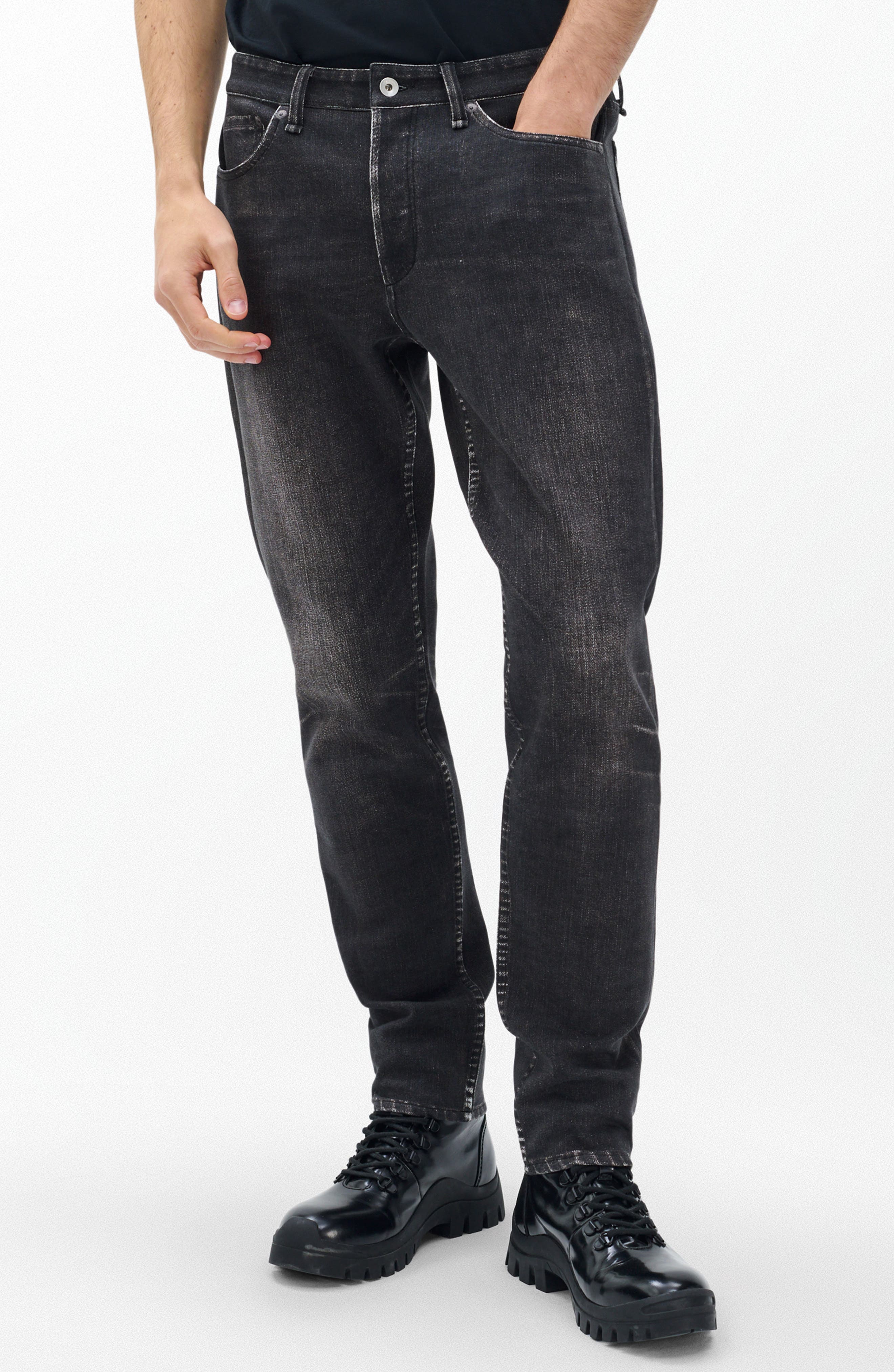 Rag & Bone Miramar Fit 3 Athletic Fit Neo Knit Pants In Black