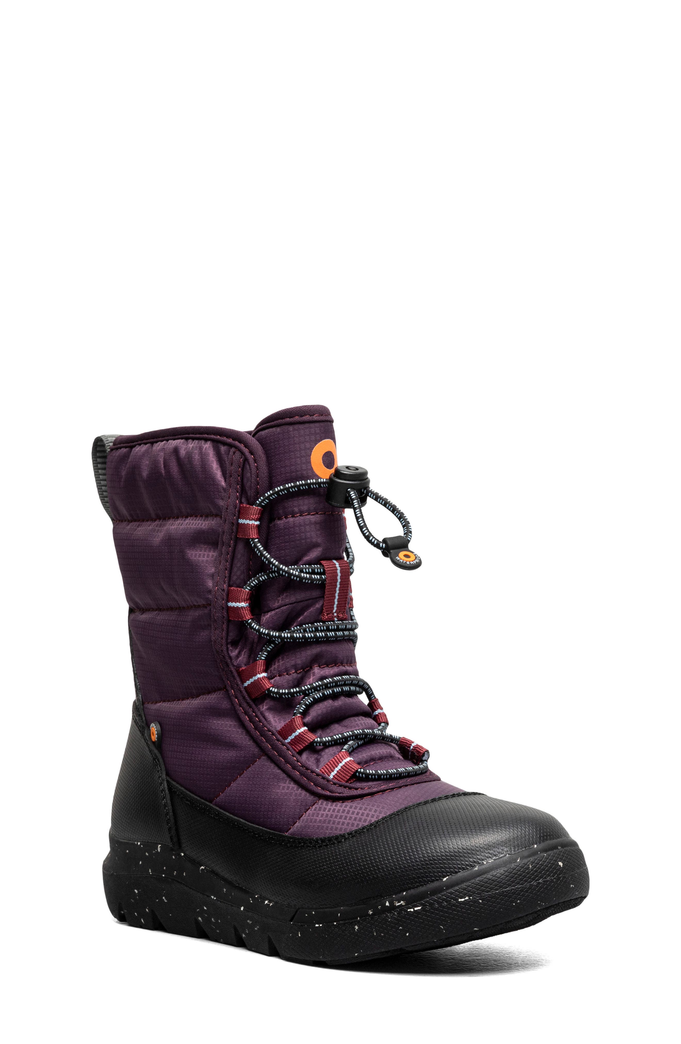 Bogs Kids' Skyline Snow Waterproof Boot, Main, color, Plum