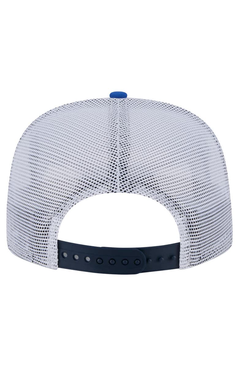 New Era Men's New Era Navy/Blue Dallas Mavericks Throwback Dye Golfer Snapback Hat, Alternate, color, Navy