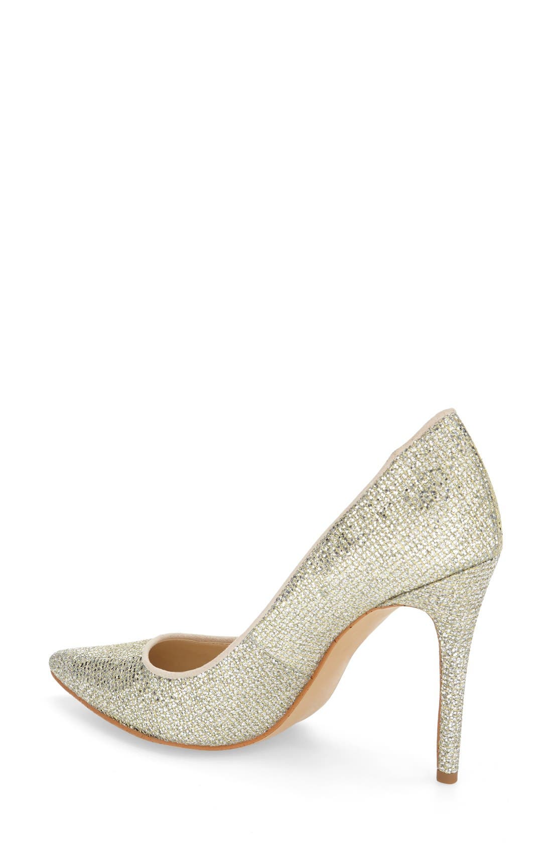 'Frolic' Pump, Alternate, color, GOLD MULTI FABRIC