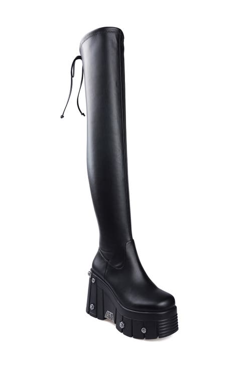 Nordstrom black over the knee boots best sale