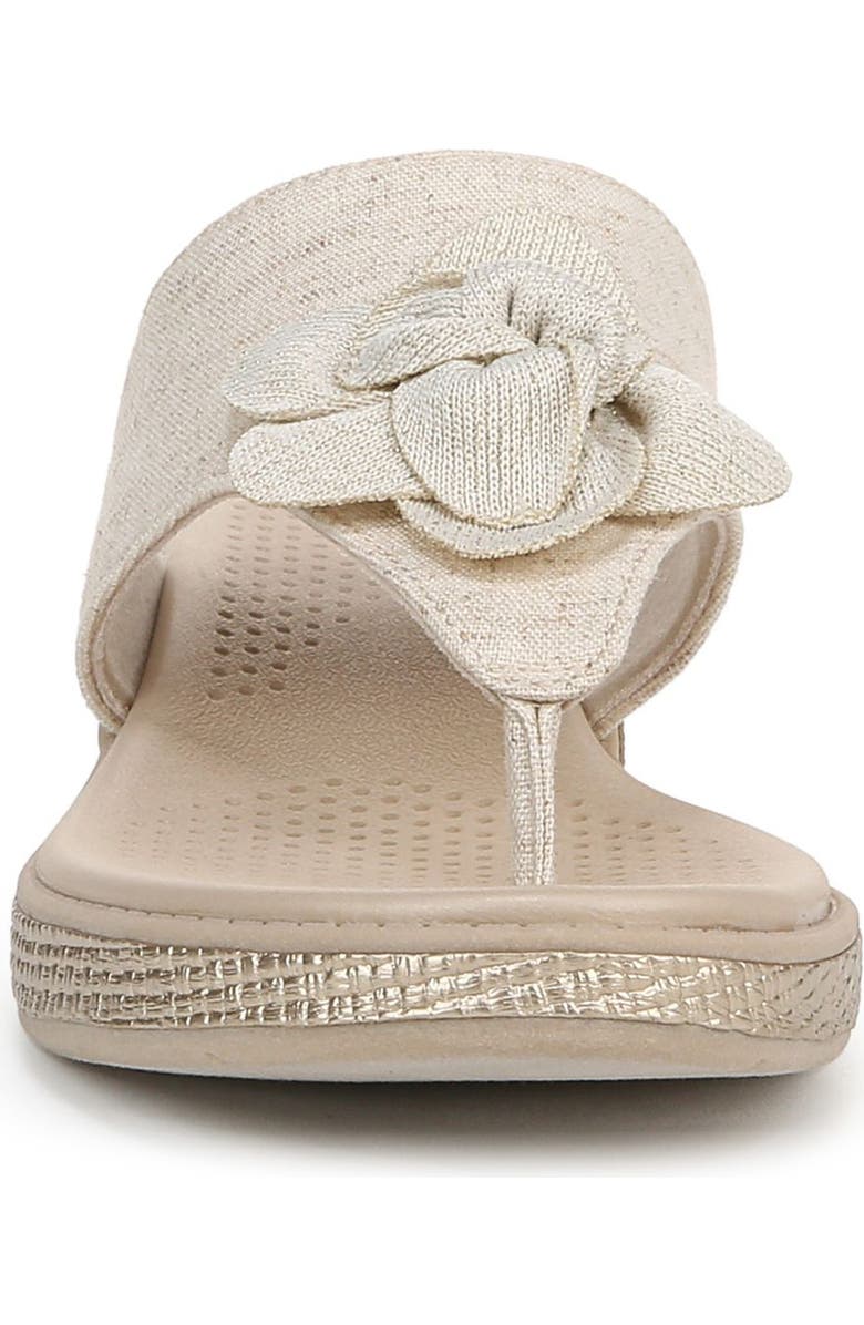 LifeStride Bloom Wedge Sandal, Alternate, color, Natural