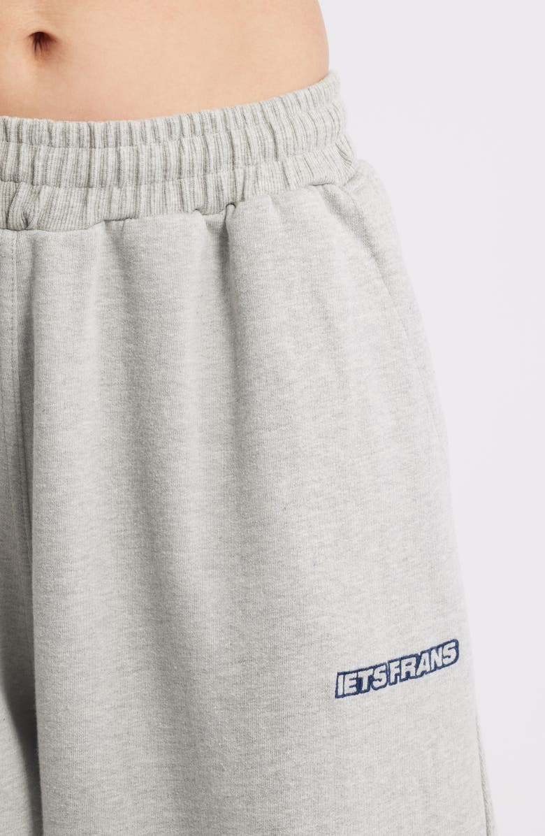 Iets Frans Big Simmi Wide Leg Sweatpants, Alternate, color, Grey
