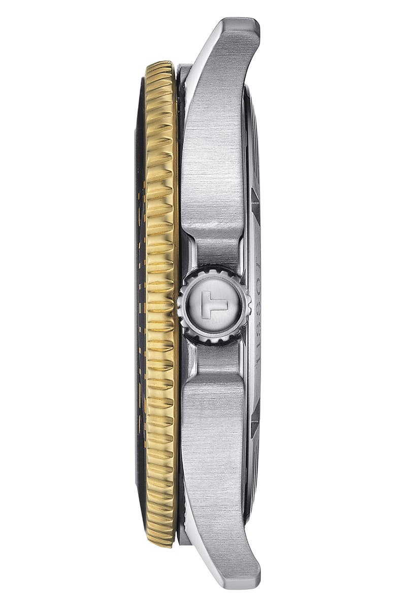 Tissot Seastar 1000 Rubber Strap Watch, 40mm, Alternate, color, 