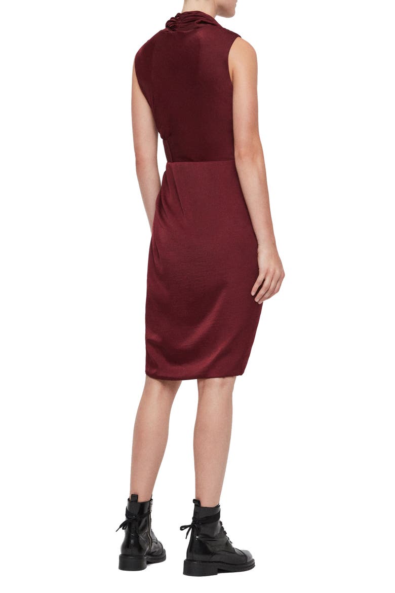 Cancity Dress, Alternate, color, OXBLOOD RED