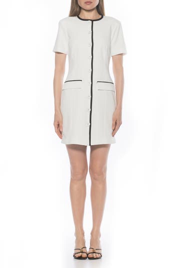 Alexia Admor Elan Sheath Dress In White