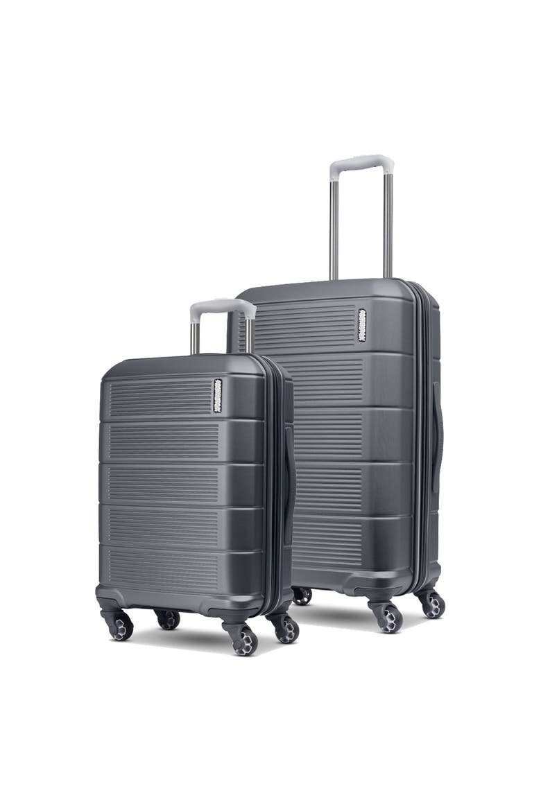 Stratum 2.0 Hardside 2-Piece Spinner Set, Main, color, Charcoal