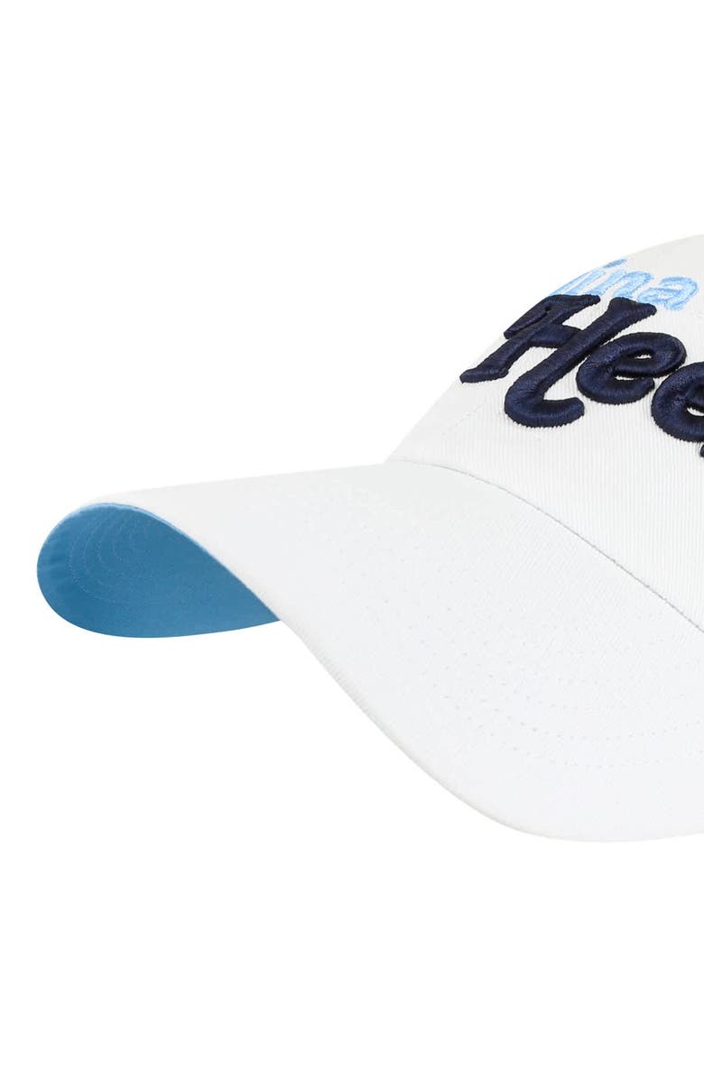 '47 Women's '47 White North Carolina Tar Heels Pensacola Clean Up Adjustable Hat, Alternate, color, White