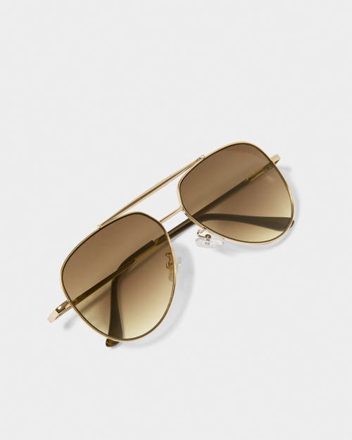 Katie Loxton Bali Sunglasses In Gold