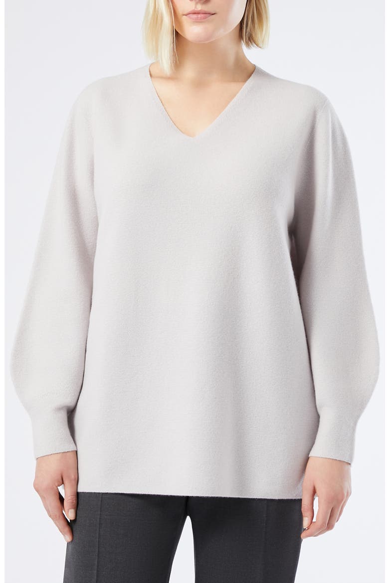 Giraffa Cashmere Sweater, Main, color, GREY/ PINK