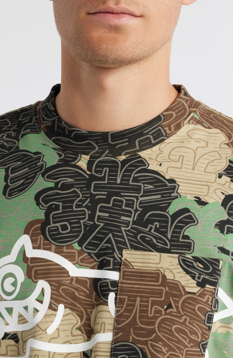 ICECREAM Count 'Em Oversize Graphic T-Shirt, Alternate, color, Camo