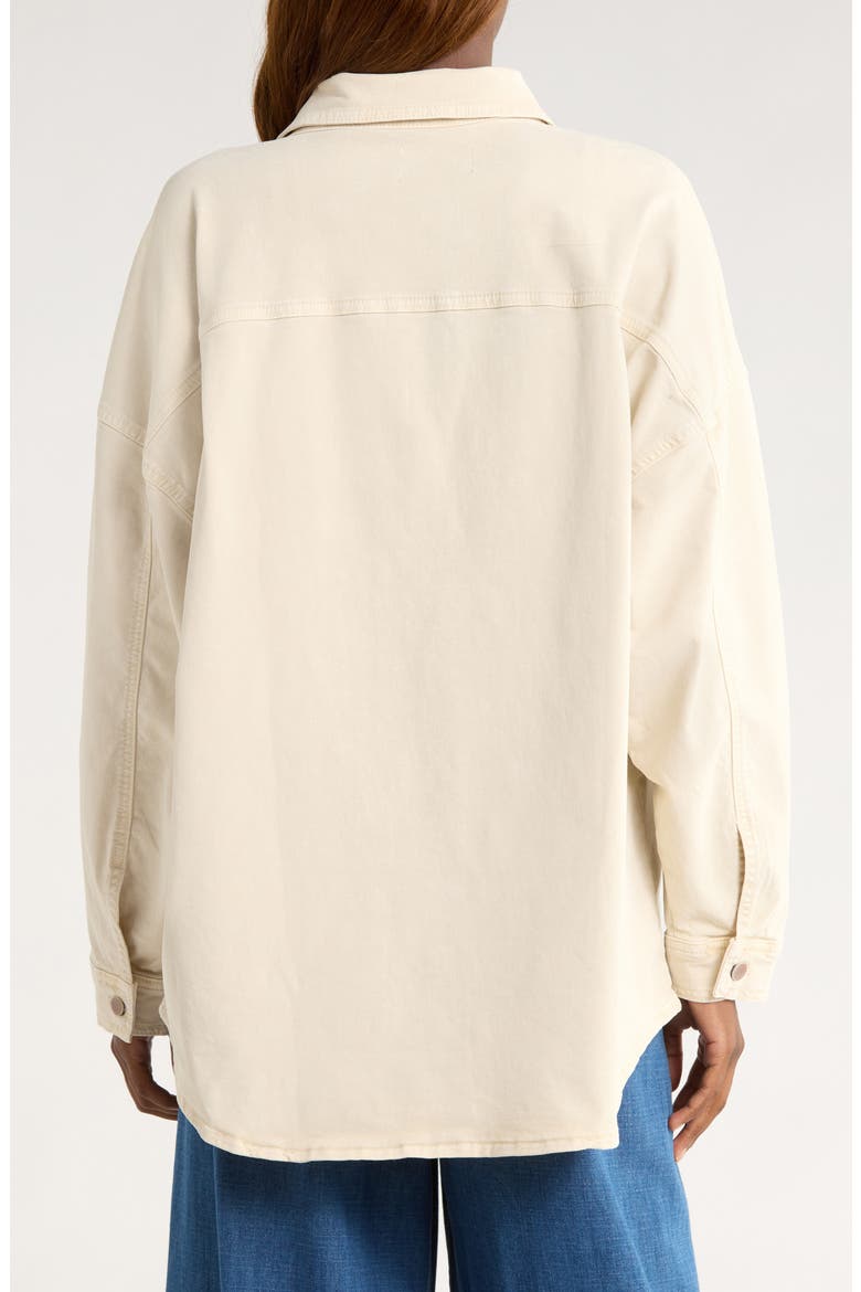 Molly Oversize Shirt Jacket, Alternate, color, STONE