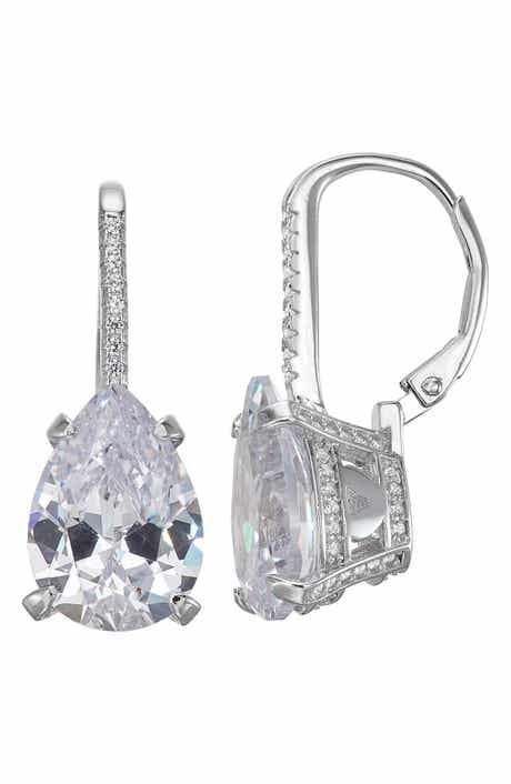 FZN Simulated Stone Drop Earrings