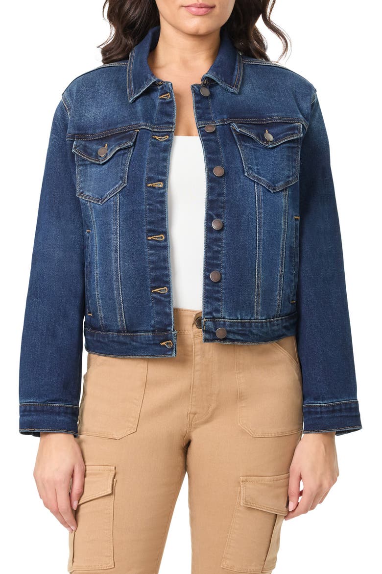 Essential Denim Jacket, Main, color, OXFORD BLUE