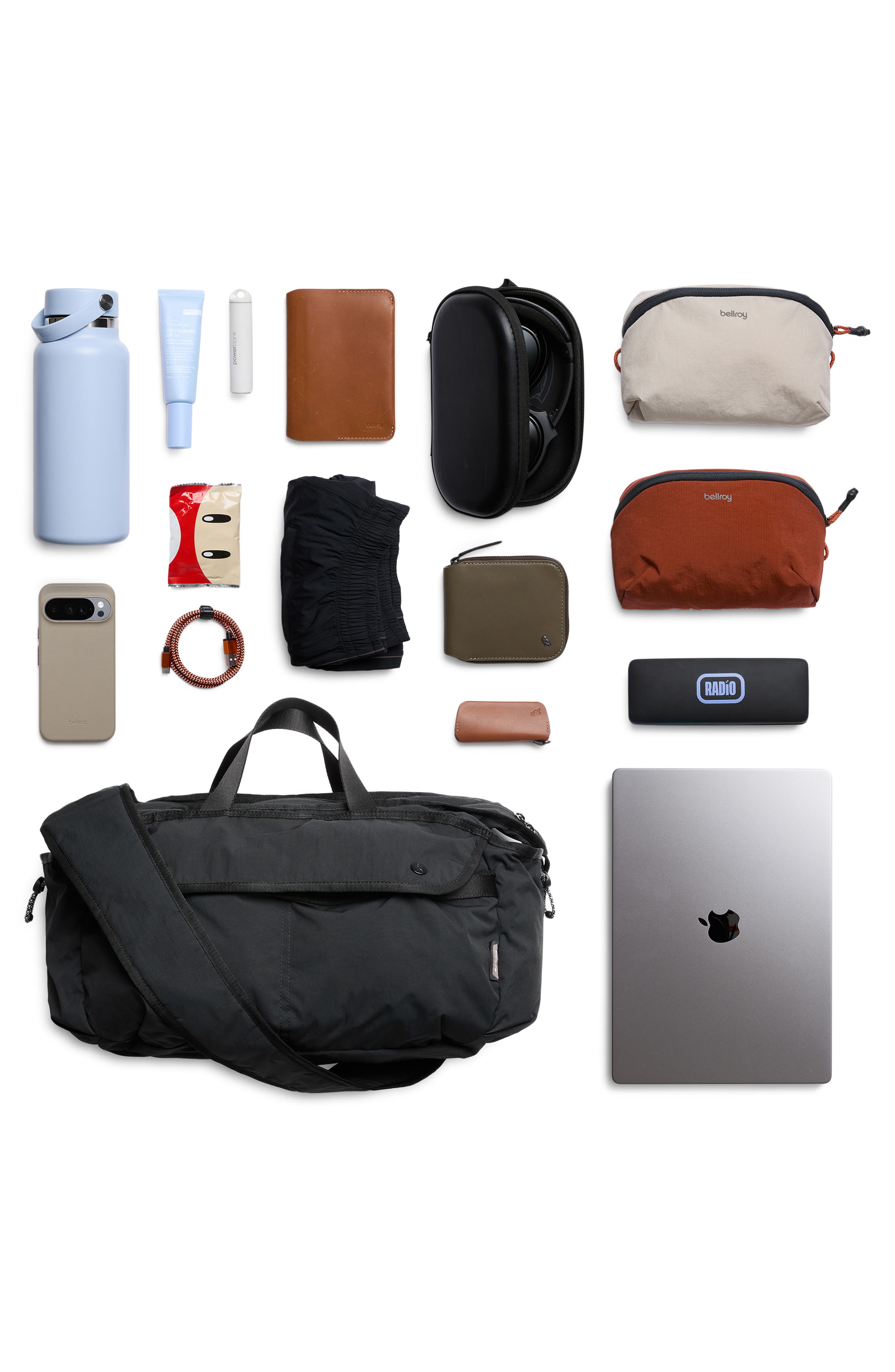 Bellroy Cinch Carryall Bag, Alternate, color, Black