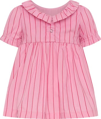 Stripe Empire Waist Cotton Dress