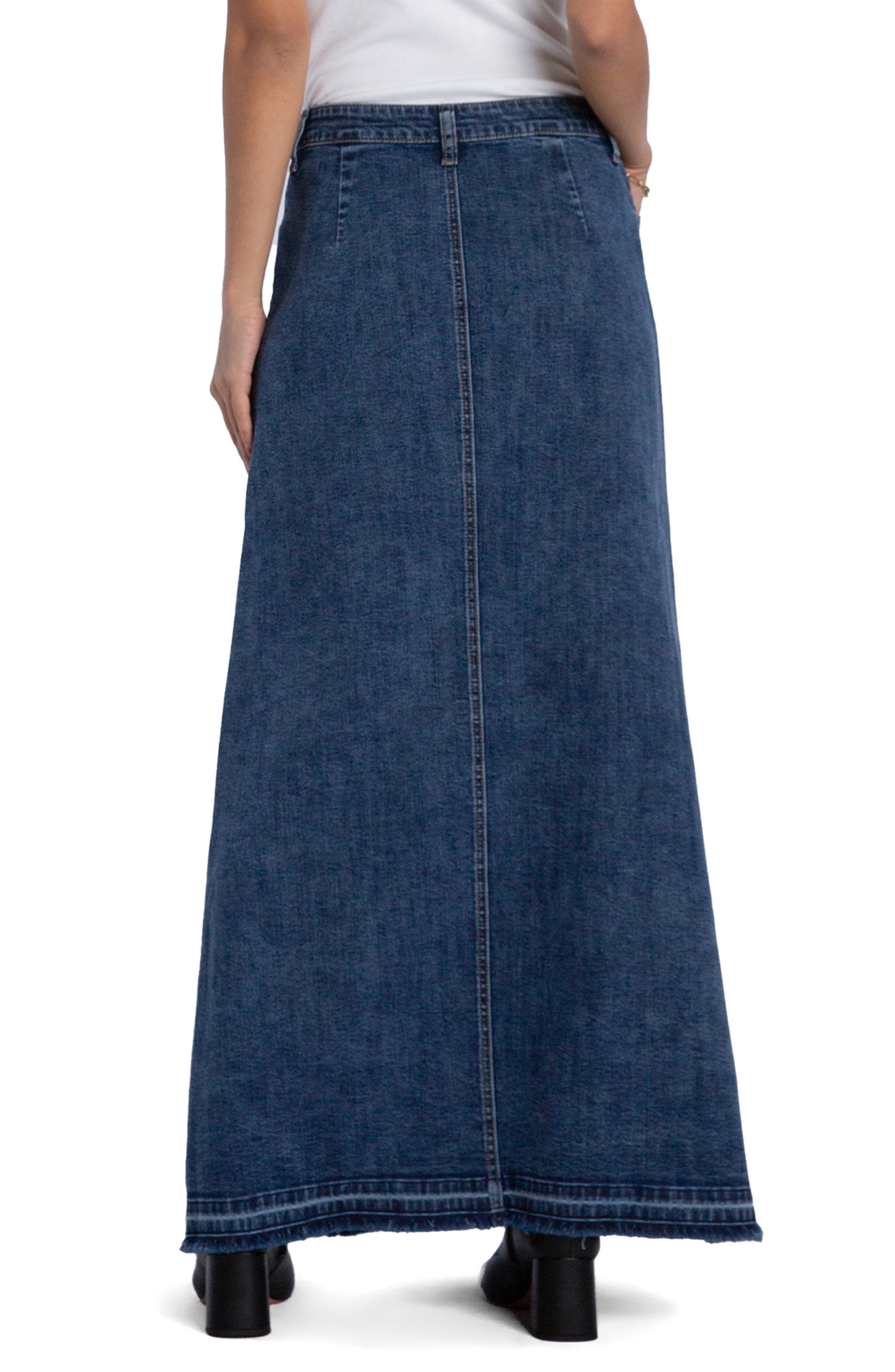 スカート L'Appartement Denim Maxi Skirt 38 5529e9c6-d52e-4f51-bd1a-