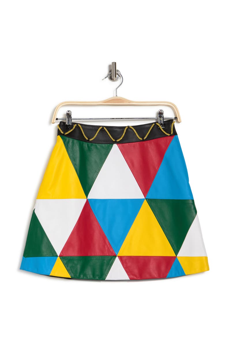 Moschino Multi Gold Rope Mini Skirt, Alternate, color, 