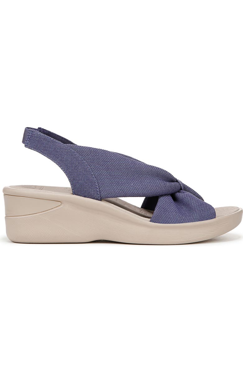 BZees Serenade Slingback Wedge Sandal, Alternate, color, Blue