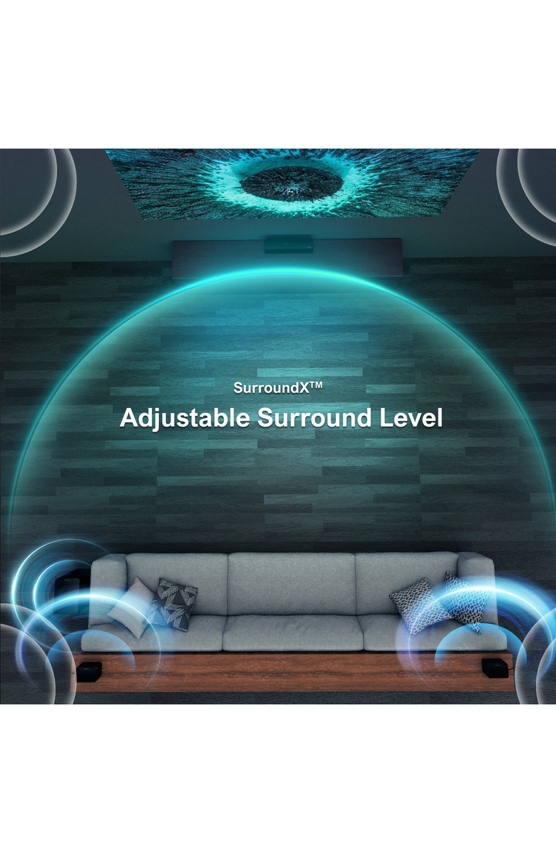 Ultimea Poseidon M3T 5.1 Surround Sound Bar, Alternate, color, Black