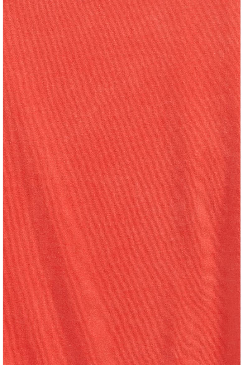 Kids' Washed Crop T-Shirt, Alternate, color, RED FIERY WASH