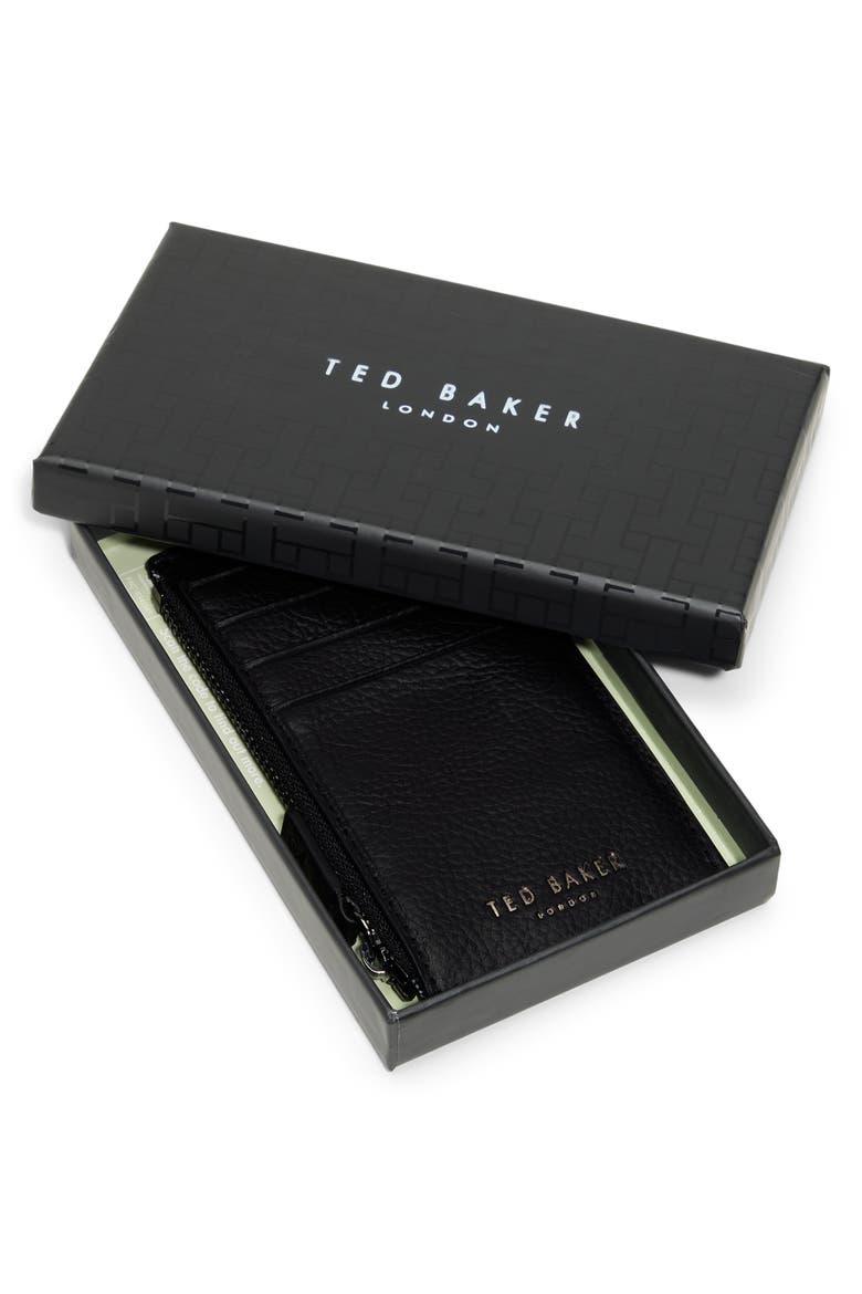 Slim Leather Cardholder, Alternate, color, BLACK